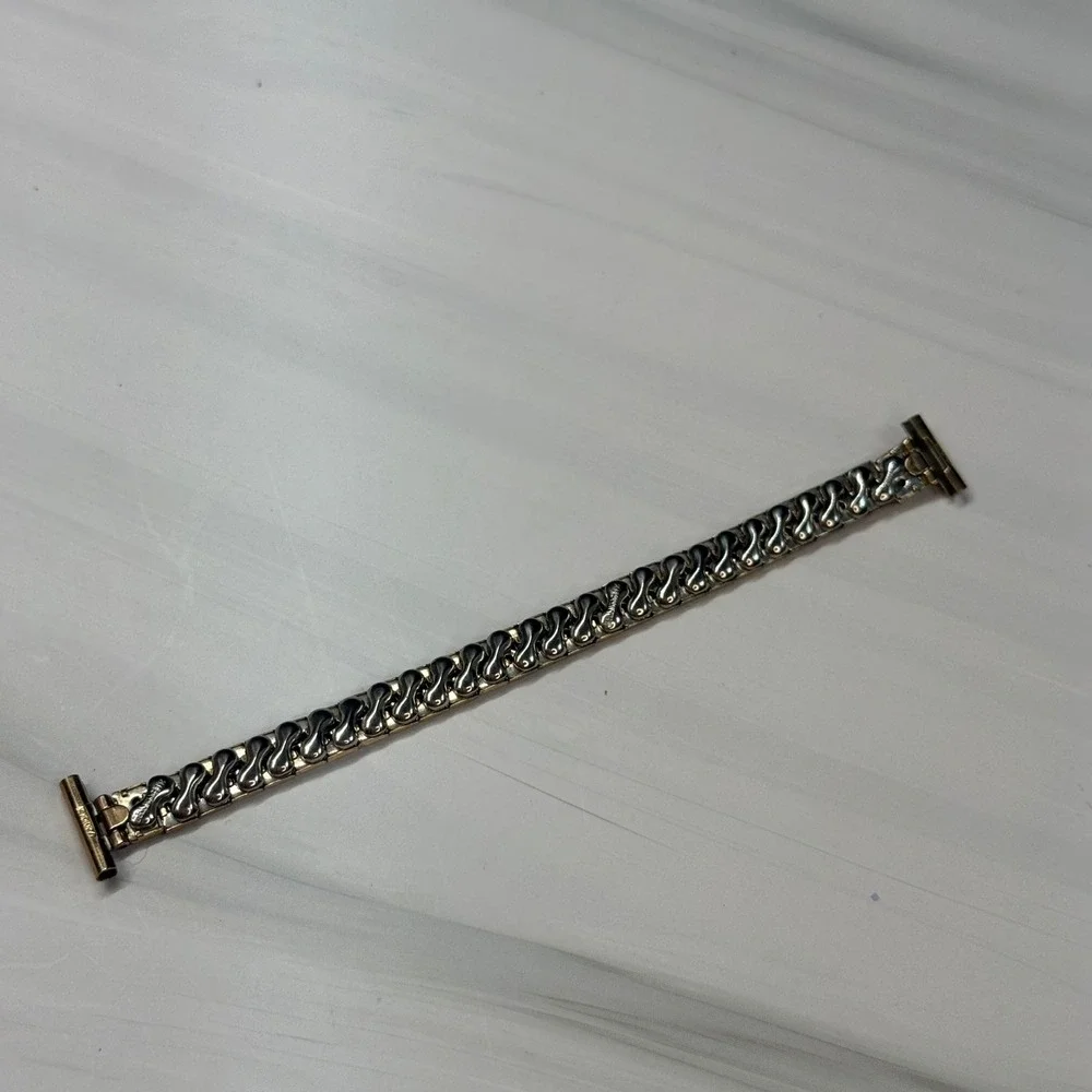 Vintage Bellavance Inc Watch Band 1/20 10K Gold Filled Expansion Strap